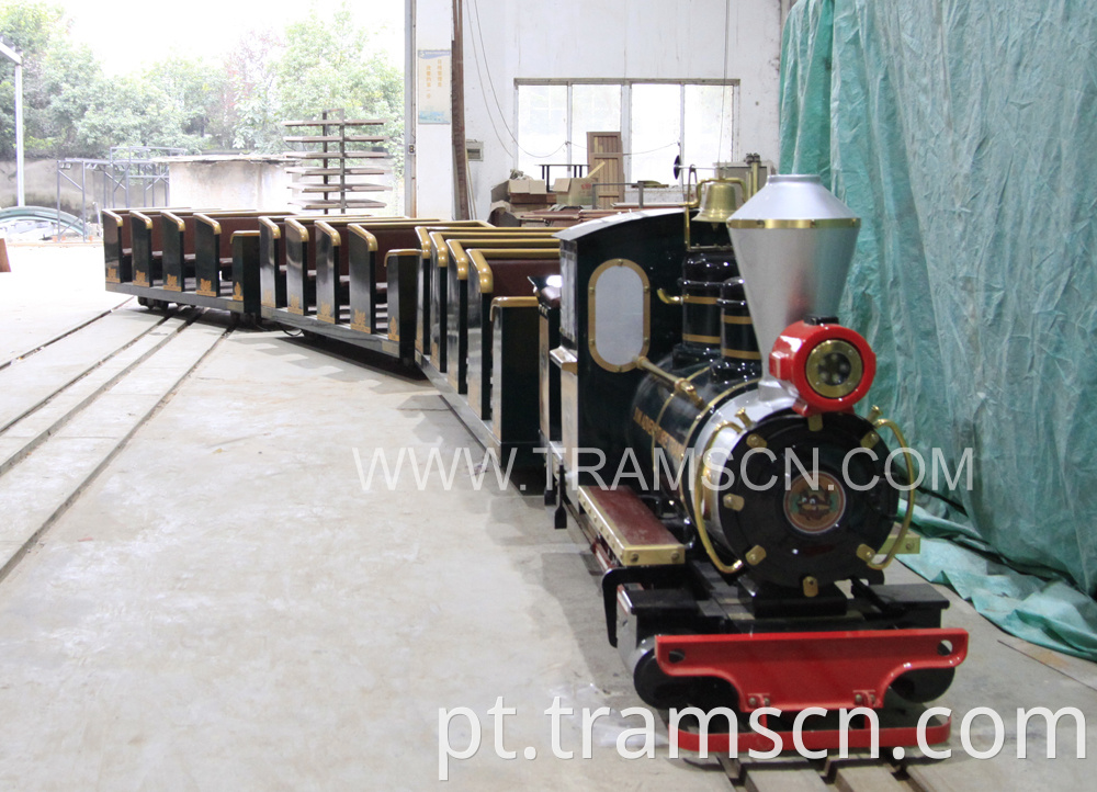 Park Trains -mini size locomotive in workshop